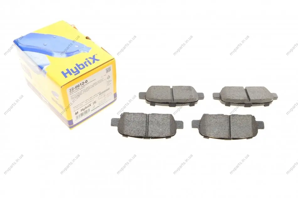 Колодки гальмівні (задні) Renault Koleos/Nissan Juke/Leaf 10-/Qashqai 07-13/X-Trail 01-13/Suzuki 05 METELLI Metelli 22-0612-0 (фото 1)