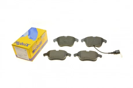 Колодки гальмівні (передні) Audi Q3 11-18/VW Passat B8 14-/Tiguan 07-/Sharan 10- (+датчик) METELLI Metelli 22-0675-1