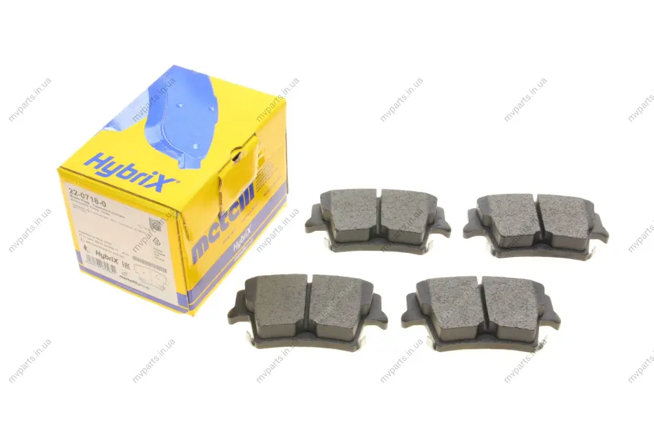 Колодки гальмівні (задні) Chrysler 300C 04-/Lancia Thema 11-14 METELLI Metelli 22-0718-0 (фото 1)
