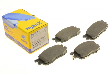 Колодки гальмівні (передні) Kia Rio II 05-/Hyundai i20 08-15/Accent 05-10 METELLI Metelli 22-0724-0