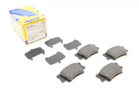 Колодки гальмівні (задні) Toyota Camry/Rav4 IV 05-/Avalon 12-18/Lexus ES 06-18 METELLI Metelli 22-0749-0