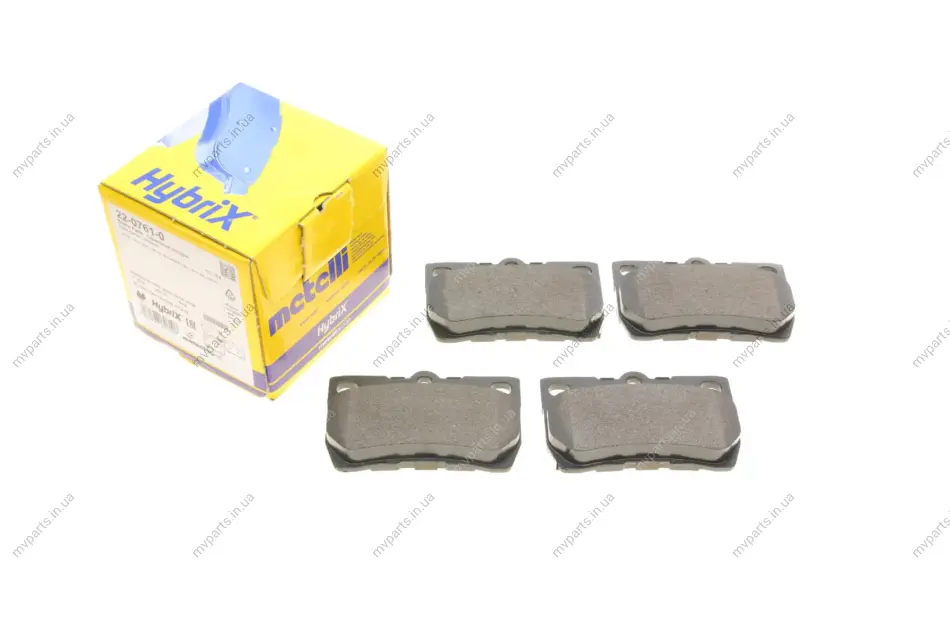 Колодки гальмівні (задні) Lexus GS/IS II/IS C 05- METELLI Metelli 22-0761-0 (фото 1)