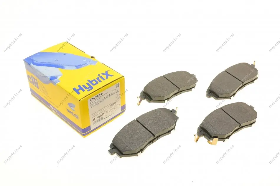 Колодки гальмівні (передні) Subaru Forester 08-/Legacy IV/V 03-14/Outback 03- METELLI Metelli 22-0763-0 (фото 1)