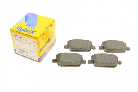 Колодки гальмівні (задні) Ford Focus/Galaxy/Mondeo/S-Max/Kuga 05-15 METELLI Metelli 22-0780-0