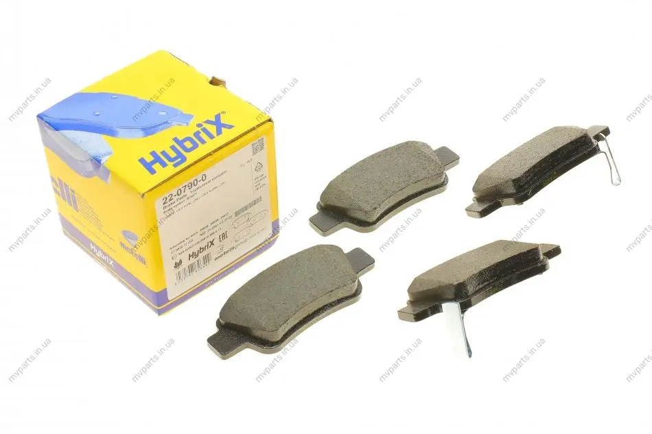 Колодки гальмівні (задні) Honda CR-V III/IV 06- METELLI Metelli 22-0790-0 (фото 1)