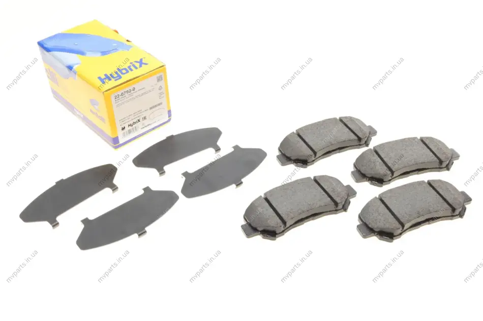 Колодки гальмівні (передні) Nissan Rogue/Qashqai/X-Trail/Teana 07-13/Juke 10- METELLI Metelli 22-0792-0 (фото 1)