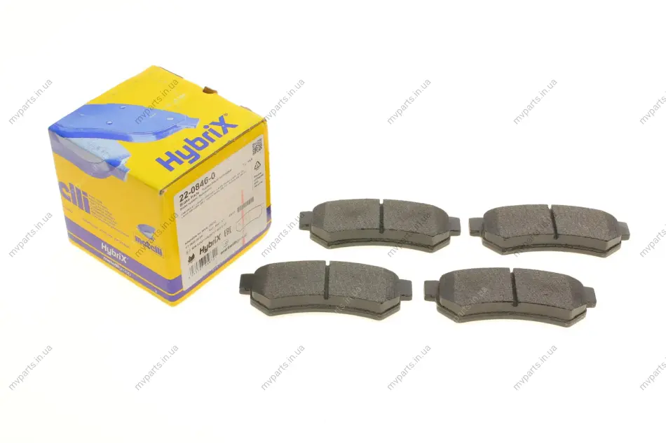 Колодки гальмівні (задні) Chevrolet Lacetti 05-/Nubira 05-11 METELLI Metelli 22-0846-0 (фото 1)