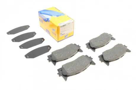 Колодки гальмівні (передні) Toyota Camry 06-/Lexus ES 06-18 METELLI Metelli 22-0882-0