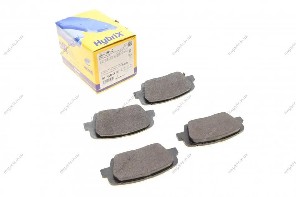 Колодки гальмівні (задні) Hyundai Santa Fe II/III/IV 06-/Genesis/Kia Sorento II/III 09-/Stinger 17- METELLI Metelli 22-0901-0 (фото 1)