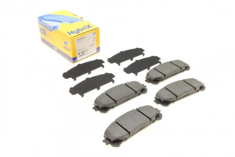 Колодки гальмівні (передні) Toyota Camry 17-/Highlander 07-/Rav4 IV/V/Lexus ES 12-/NX 14-/RX 08- METELLI Metelli 22-0938-0