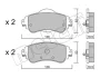 Колодки гальмівні (передні) Citroen C4 09-/DS4 11-15 METELLI Metelli 22-0949-0 (фото 1)