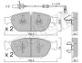 Колодки гальмівні (передні) Audi A6/A7/A8 10- (з датчиком) METELLI Metelli 22-0953-0K (фото 1)