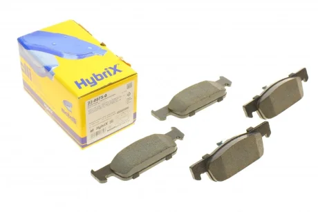 Колодки гальмівні (передні) Dacia Logan 12-/Renault Clio IV/Sandero/Twingo 13-/Smart Fortwo 14- METELLI Metelli 22-0975-0