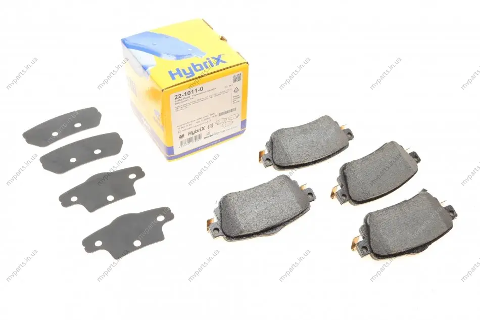 Колодки гальмівні (задні) Nissan Leaf 17-/Qashqai/X-trail 13-/Renault Kadjar 15-/Koleos 16- METELLI Metelli 22-1011-0 (фото 1)