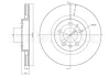 Диск гальмівний (передній) Skoda Octavia 96-10/Seat Leon/VW Golf 97-06 (279.5x22) (з покр.) (вент.) METELLI Metelli 23-0391C (фото 2)