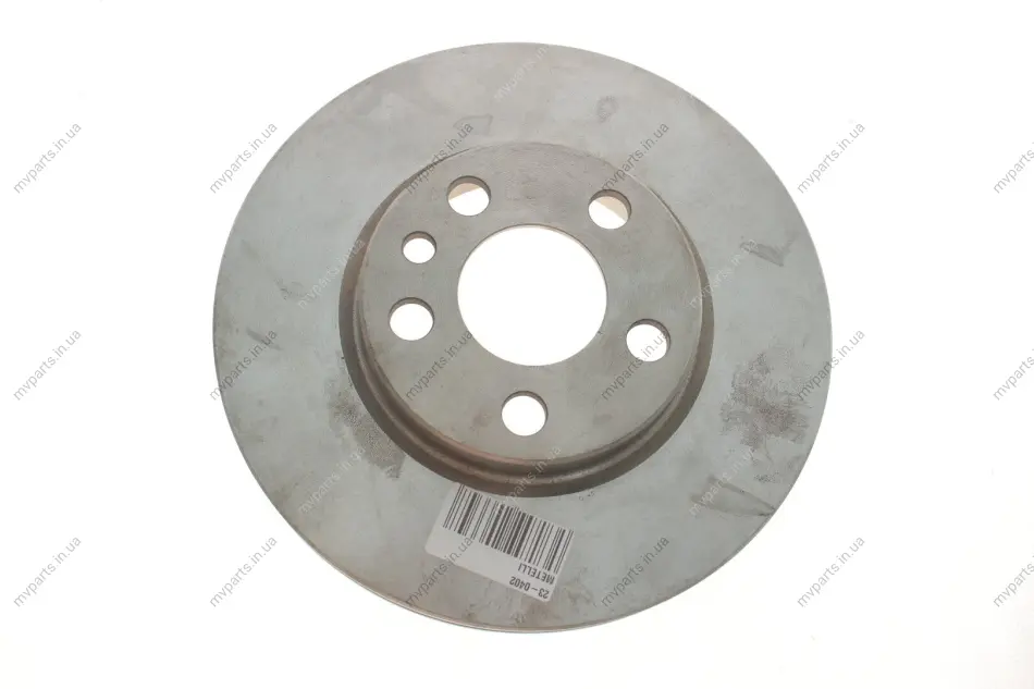 Диск гальмівний (передній) Citroen Jumpy/Fiat Scudo/Peugeot 806/Expert 95-06 (257x20) (вентильований) METELLI Metelli 23-0402 (фото 1)