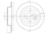Диск гальмівний (задній) Mini Cooper (R50/R53) 01- (259x9.9) METELLI Metelli 23-0667C (фото 2)
