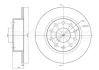 Диск гальмівний (задній) Audi A3/Skoda Octavia 03-/VW Caddy/Golf 04-15 (253x10) (з покр.) (повний) METELLI Metelli 23-0724C (фото 1)
