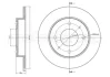 Диск гальмівний (задній) Mitsubishi Colt 04-13 Smart Forfour 04-06 (250x10) METELLI Metelli 23-0768C (фото 1)