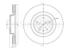 Диск гальмівний (передній) Audi A4/A6 07- (345х30) METELLI Metelli 23-1250C (фото 1)