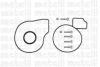 Насос водяний OPEL 2.2 Z22SE/Z22YH/Z20NET 01- Metelli 24-0957 (фото 2)