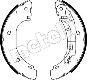 Колодки гальмівні (задні) Citroen Jumper/Fiat Ducato/Peugeot Boxer 94-02 (барабанні) (254x57) METELLI Metelli 53-0082
