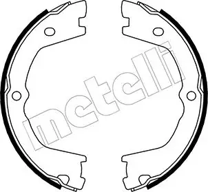Колодки ручника Iveco Daily II/III/VI 86- (190x42) METELLI Metelli 53-0086 (фото 1)