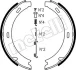 Колодки ручника MB 190 (W201)/C-class (W202/W203)/E-class (W124/W210) 82-07 (164x20) METELLI Metelli 53-0233K (фото 1)
