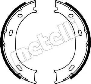 Колодки ручника MB Sprinter 208-316 96- (без пружинок) (160x40) METELLI Metelli 53-0239