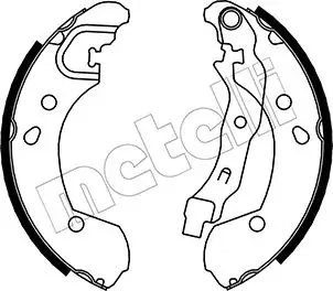 Колодки гальмівні (задні) Renault Clio 04-/Nissan Note 06- (барабанні) (203x38) METELLI Metelli 53-0290 (фото 1)