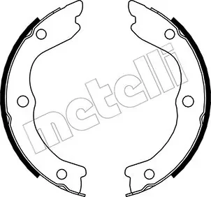 Колодки ручника Nissan Interstar/X-Trail 01- (170x22) METELLI Metelli 53-0293