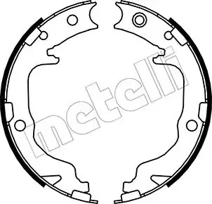 Колодки ручника Peugeot 4008 12-/Mitsubishi Outlander 06-/ASX 10- (170x32) METELLI Metelli 53-0362 (фото 1)