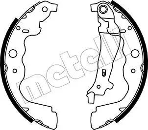 Колодки гальмівні (задні) Renault Kangoo 08-/MB Citan (W415) 12- (барабанні) (228.6x42) (Bosch) METELLI Metelli 53-0365 (фото 1)