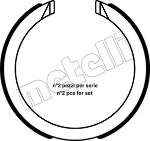 Колодки ручника Mazda CX-7/CX-9 06- (190x25) METELLI Metelli 53-0491