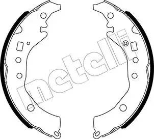 Колодки ручника Subaru Trezia 11-/Toyota Corolla/Yaris 07-17 (228.6x37) METELLI Metelli 53-0517 (фото 1)