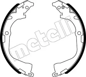 Колодки гальмівні (задні) VW Amarok 2.0TDI 10-/Fiat Toro 1.3-2.4 16- (барабанні) (295x57) METELLI Metelli 53-0529 (фото 1)
