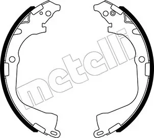 Колодки гальмівні (задні) VW Amarok 2.0TDI 10-/Fiat Toro 1.3-2.4 16- (барабанні) (295x57) METELLI Metelli 53-0529