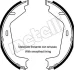 Колодки ручника Volvo XC90 02-/XC 60 I 11- (177,8x25) METELLI Metelli 53-0530 (фото 1)