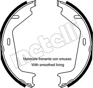 Колодки ручника Volvo XC90 02-/XC 60 I 11- (177,8x25) METELLI Metelli 53-0530