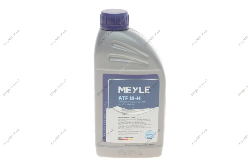 Олива ATF-III-H Dexron III (H) (1L) (MB 236.6/237.71/236.9/236.10/236.11/236.13/VAG G 052 990) 014 019 2300 MEYLE 014-019-2300 (фото 1)