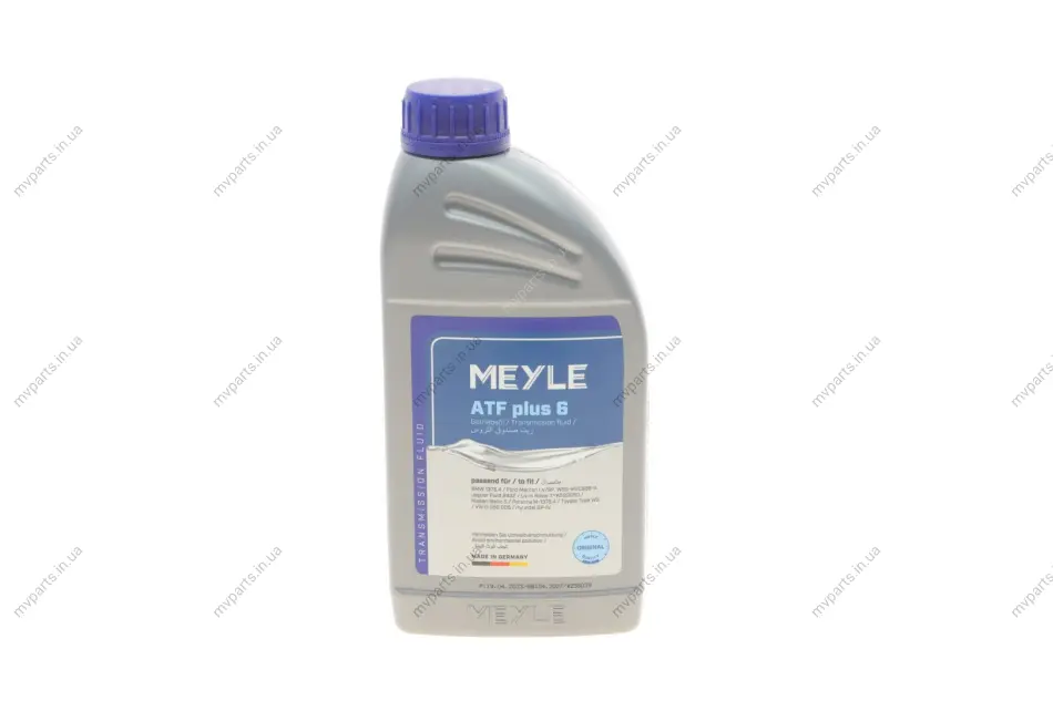 Олива АКПП ATF plus 6 (1L) BMW M 1375.4/VW G 055 005/ZF Lifeguard 014 019 2900 MEYLE 014-019-2900 (фото 1)