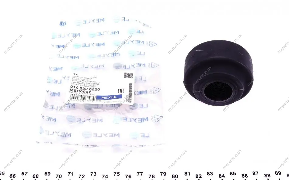 Втулка стабілізатора (переднього) MB E-class (W210) 95-03 (d=26mm) 014 032 0020 MEYLE 014-032-0020 (фото 1)