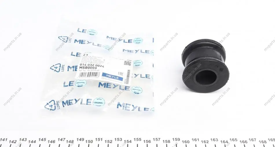 Втулка стабілізатора (переднього/внутрішнього) MB E-class (W124) 93-95 (d=24mm) 014 032 0024 MEYLE 014-032-0024 (фото 1)