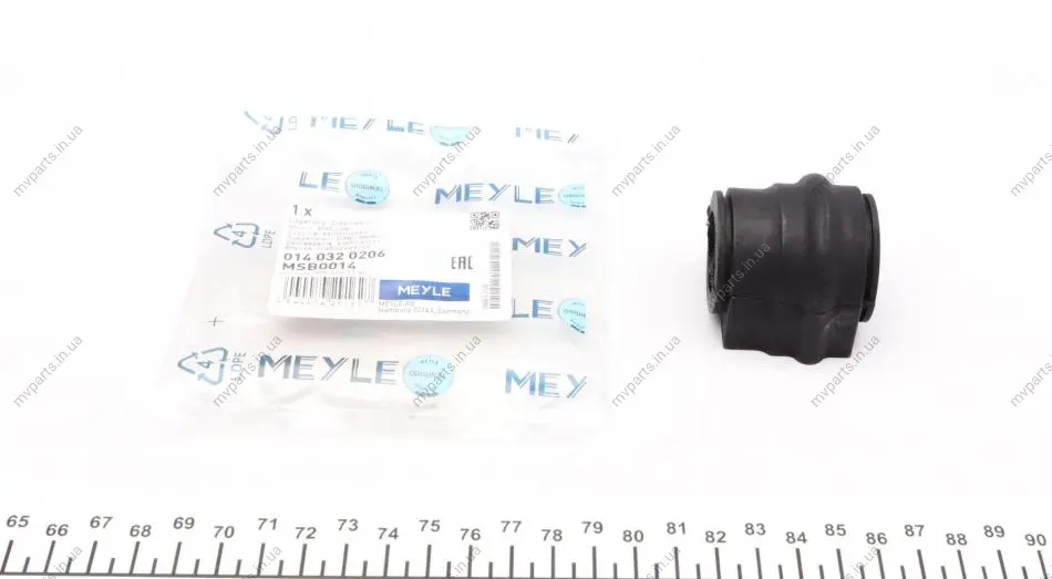Втулка стабілізатора (переднього) MB C-class (W203) 00-07 (d=22mm) 014 032 0206 MEYLE 014-032-0206 (фото 1)