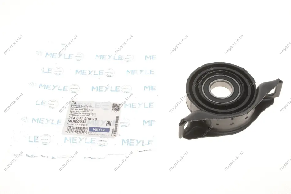 Підшипник підвісний MB E-class (W124) 84-93 (d=25mm) 014 041 9043/S MEYLE 014-041-9043-S (фото 1)