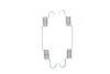 Колодки ручника MB Sprinter (904)/VW LT II 96-06 (170x40) (з пружинками) 014 042 0402/S MEYLE 014-042-0402-S (фото 8)