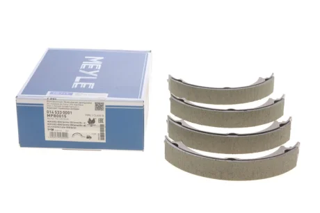 Колодки ручника MB Sprinter/VW Crafter 06- (180x25) 014 533 0001 MEYLE 014-533-0001