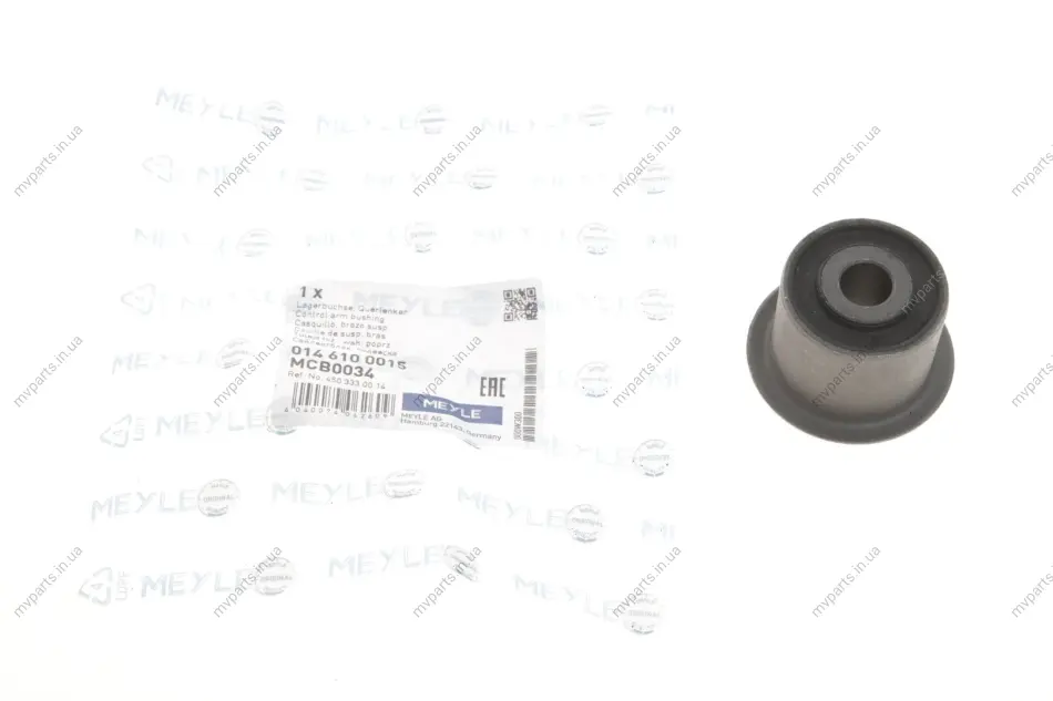 Сайлентблок важеля (переднього) Smart 0.6/0.7/1.0i/0.8cdi 014 610 0015 MEYLE 014-610-0015 (фото 1)