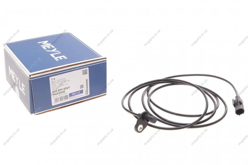 Датчик ABS (задній) MB Sprinter/VW Crafter 11- (L) 014 899 0069 MEYLE 014-899-0069 (фото 1)