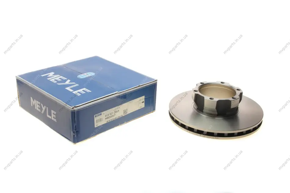 Диск гальмівний (передній) MB 609/Vario 512 (d=304 16") 015 521 2049 MEYLE 015-521-2049 (фото 1)